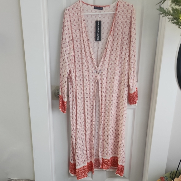 Victoria Leland Boho Duster/Cover-Up - Picture 2 of 7